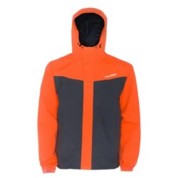 MEN'S FULL SHARE JACKET - ORANGE/GREY SMALL